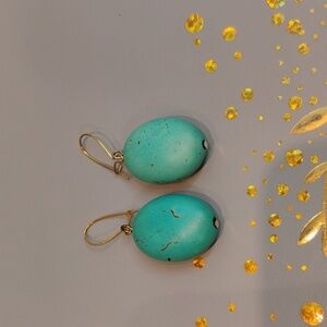 Turquoise Color Earrings